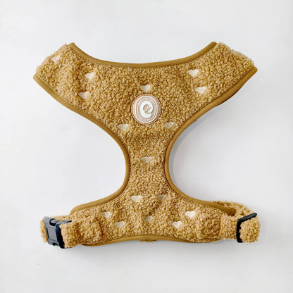 Teddy Heart Harness Brown