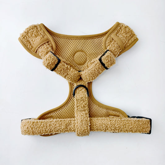 Teddy Heart Harness Brown