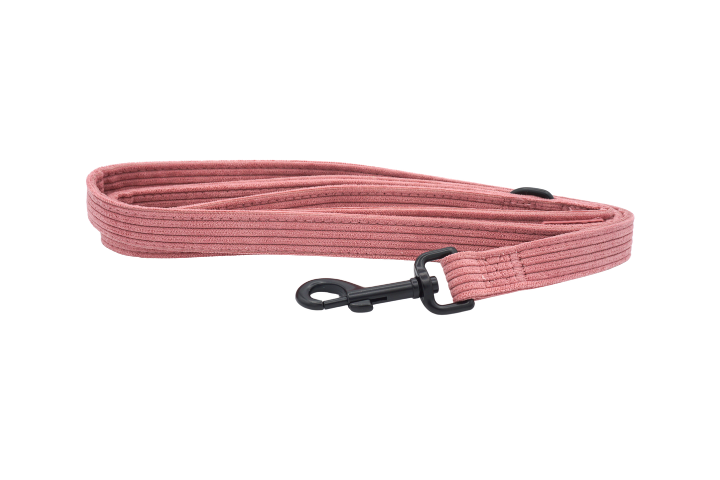 Corduroy Heart Leash - Pink