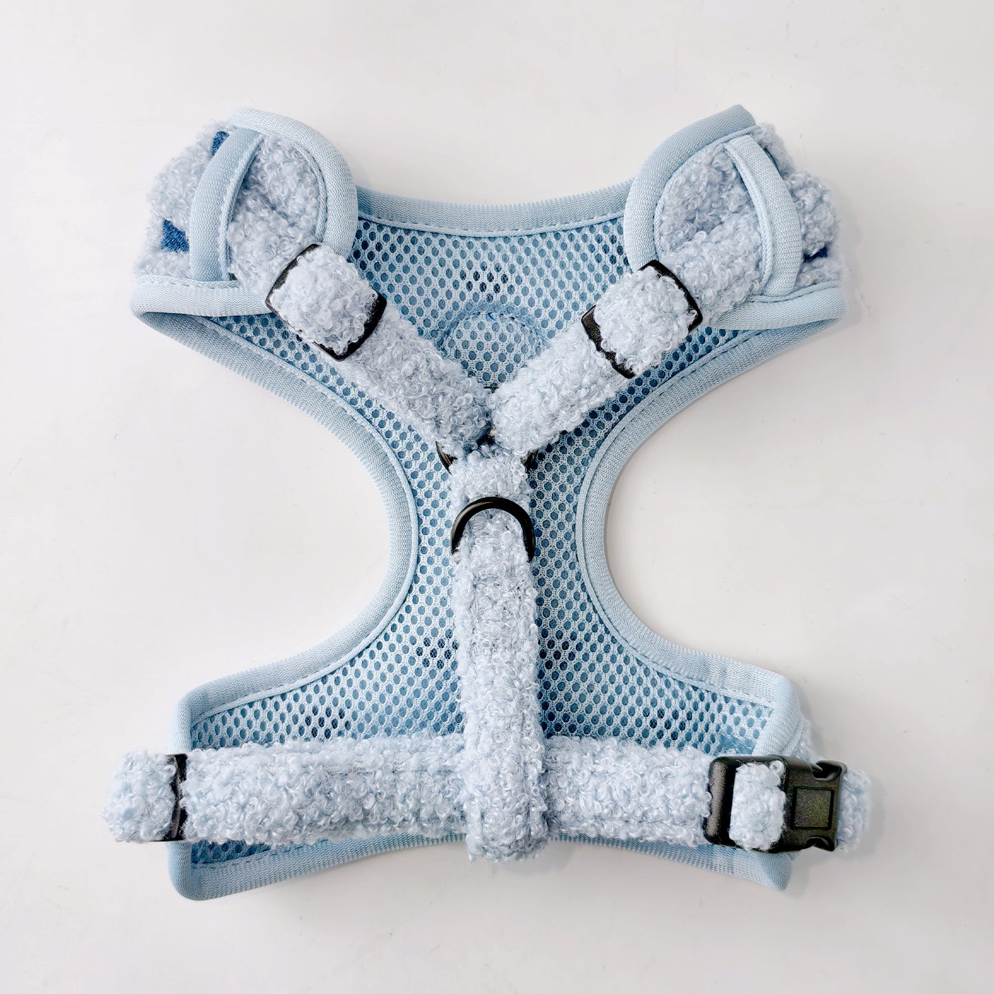 Teddy Heart Harness Lightblue