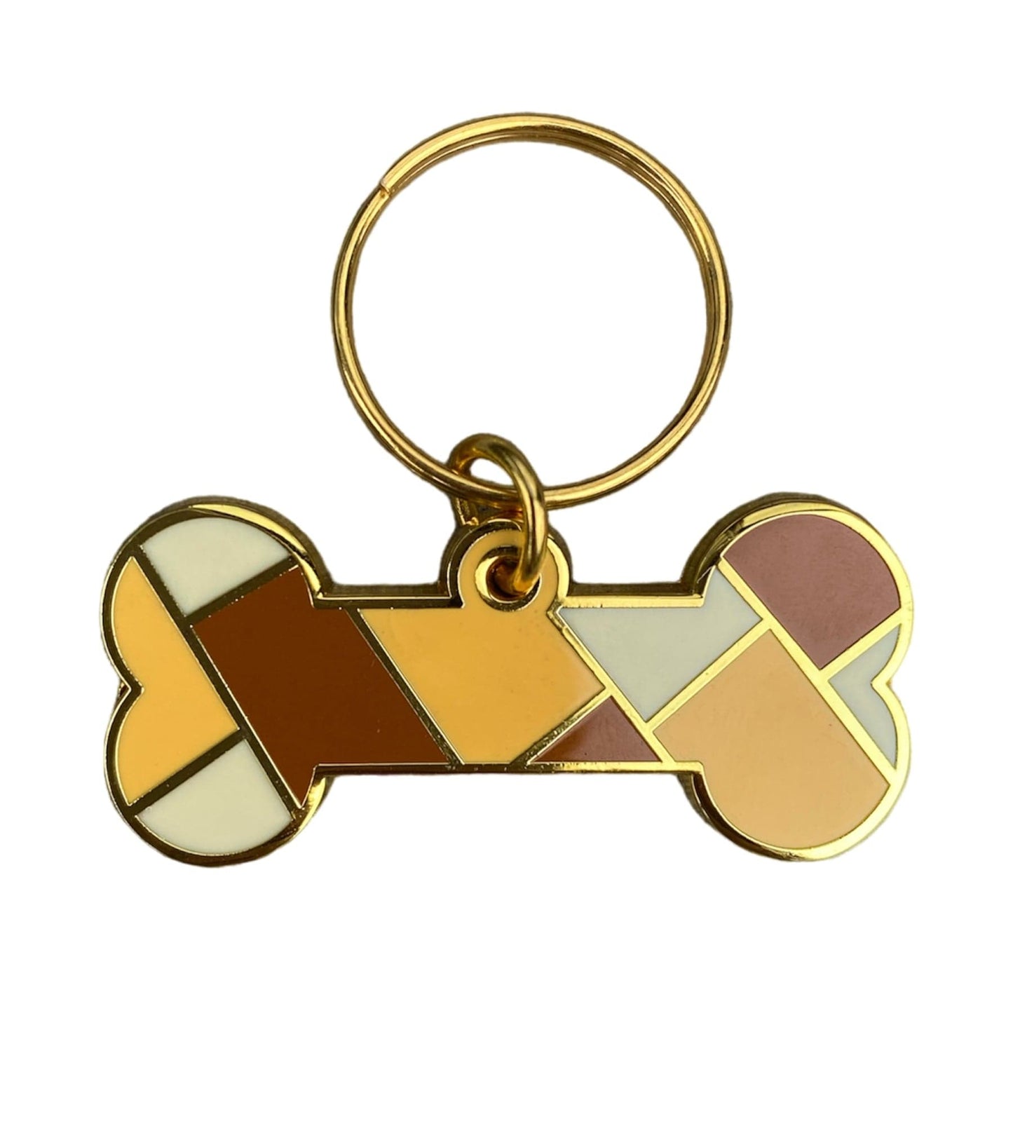 ID TAG - Bone Beige/Brown