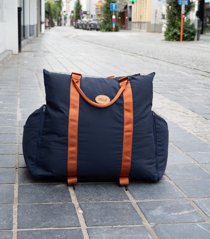 Luxury Dog Car Seat Navy - MIEL