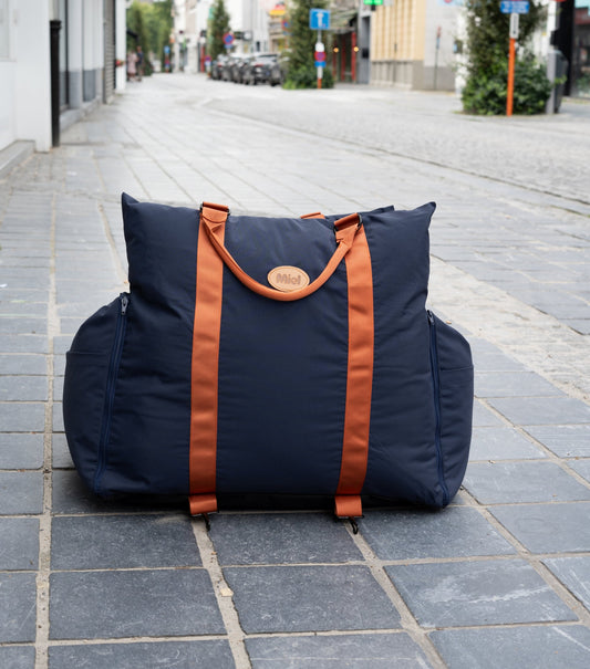 Luxury Dog Car Seat Navy - MIEL