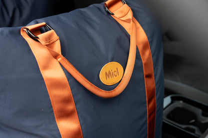 Luxury Dog Car Seat Navy - MIEL