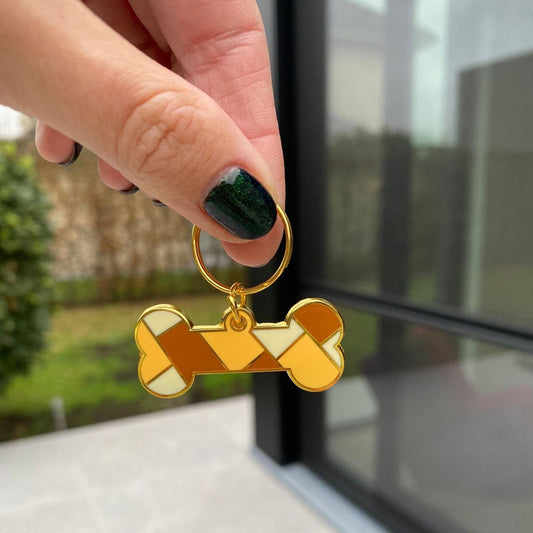 ID TAG - Bone Beige/Brown