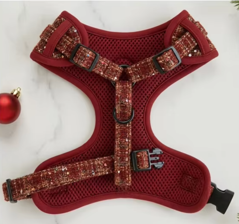 Tweed Harness Burgundy